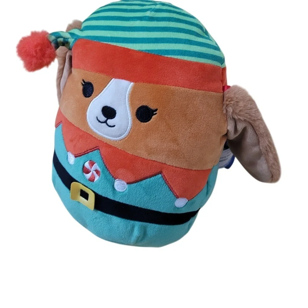 Squishmallows‎ Christmas Elf Dog Plush Holiday Stuffed Animal Toy Gift